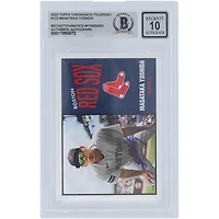Masataka Yoshida Boston Red Sox Autographié 2023 Topps TBT 1964 CFL Design #123 Beckett Fanatics Witnessed Authenticated 10 Rookie Card