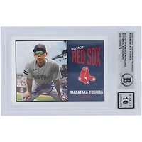 Masataka Yoshida Boston Red Sox Autographié 2023 Topps TBT 1964 CFL Design #123 Beckett Fanatics Witnessed Authenticated 10 Rookie Card