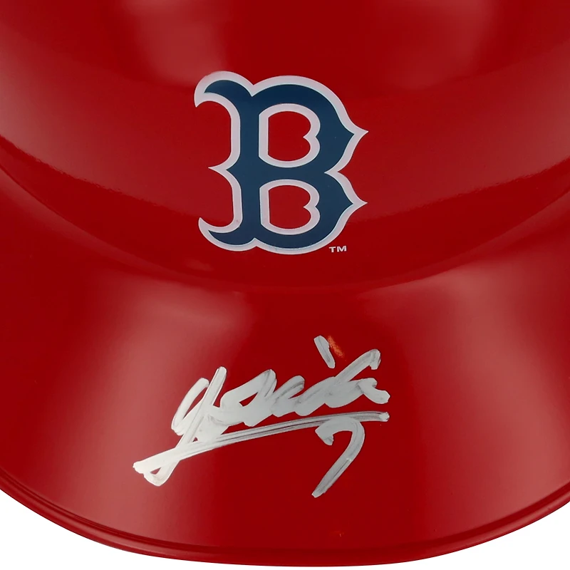 Casque de frappeur Rawlings chromé alternatif autographié par Masataka Yoshida des Boston Red Sox - Exclusivité Fanatics