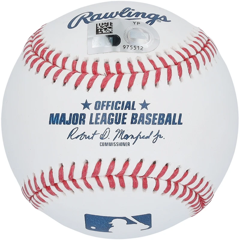 Baseball autographié par Masataka Yoshida des Red Sox de Boston avec l'inscription « Macho Man »