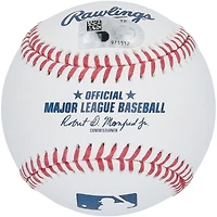 Baseball autographié par Masataka Yoshida des Red Sox de Boston avec l'inscription « Macho Man »