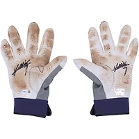 Masataka Yoshida Boston Red Sox Autographed Game-Used White and Gray Under Armour Batting Gloves from the 2023 MLB Season - RG13309444-45