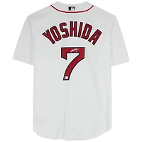 Masataka Yoshida Boston Red Sox Autographed Nike White Replica Jersey