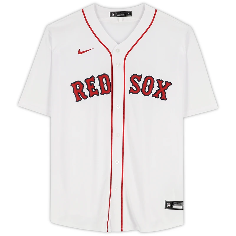 Maillot réplique Nike blanc autographié par Masataka Yoshida des Boston Red Sox