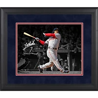Masataka Yoshida Boston Red Sox Fac-similé Signature Encadré 11" x 14 " Photographie Spotlight
