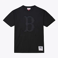 T-shirt noir Mitchell & Ness Boston Red Sox Cooperstown Collection Phantom pour homme
