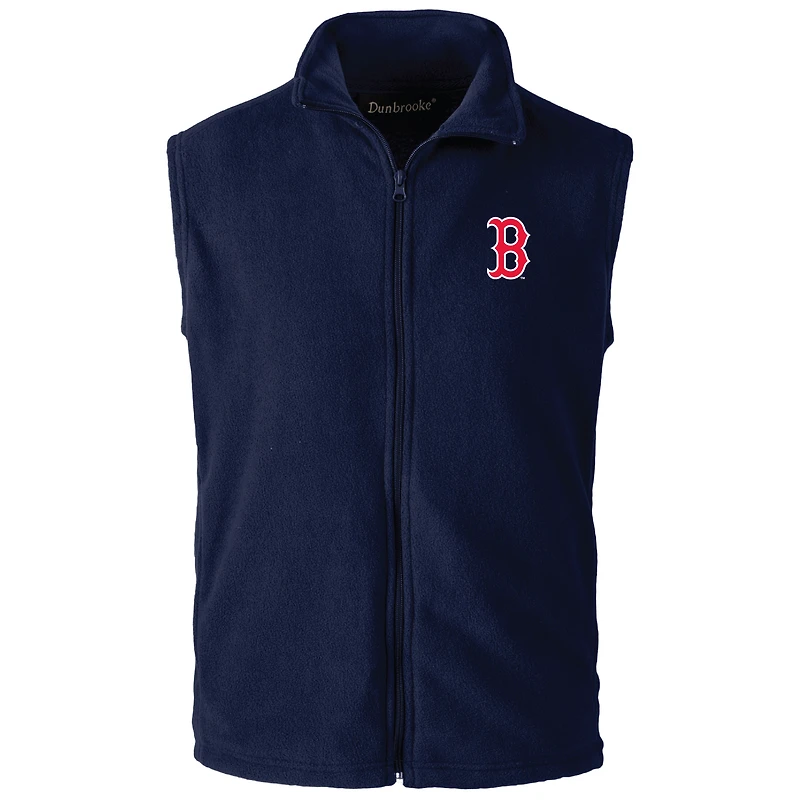 Gilet zippé bleu marine Dunbrooke pour homme des Red Sox de Boston et Houston