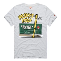 T-shirt Hyper Local Tri-Blend Hommage Ash pour homme des Boston Red Sox