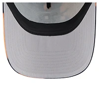 Men's New Era  Black Boston Red Sox Bleached A-Frame 9FORTY Adjustable Hat