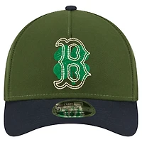 Casquette ajustable 9FORTY A-Frame Boston Red Sox City Feature vert foncé New Era pour homme