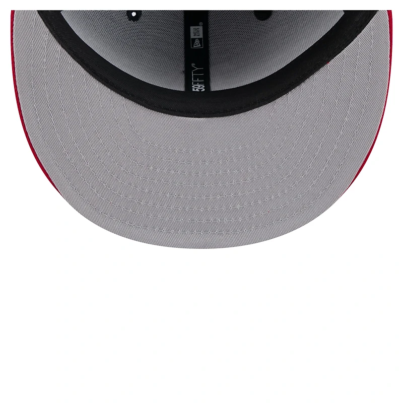 Casquette ajustée 59FIFTY à rayures bleu marine des Boston Red Sox de New Era pour homme