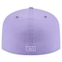 Men's New Era  Purple Boston Red Sox Color Pack Tonal A-Frame 59FIFTY Fitted Hat