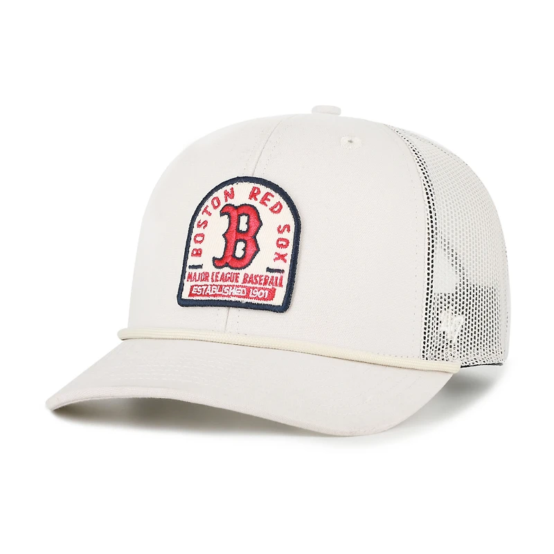 Men's '47 Cream Boston Red Sox Gravestone Adjustable Trucker Hat
