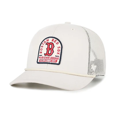 Casquette camionneur ajustable « 47 » crème Boston Red Sox Gravestone pour homme