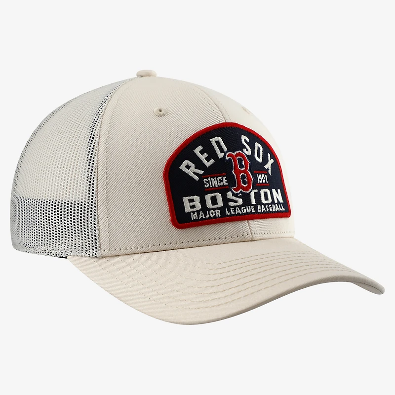 Casquette trucker ajustable Boston Red Sox '47 crème pour homme