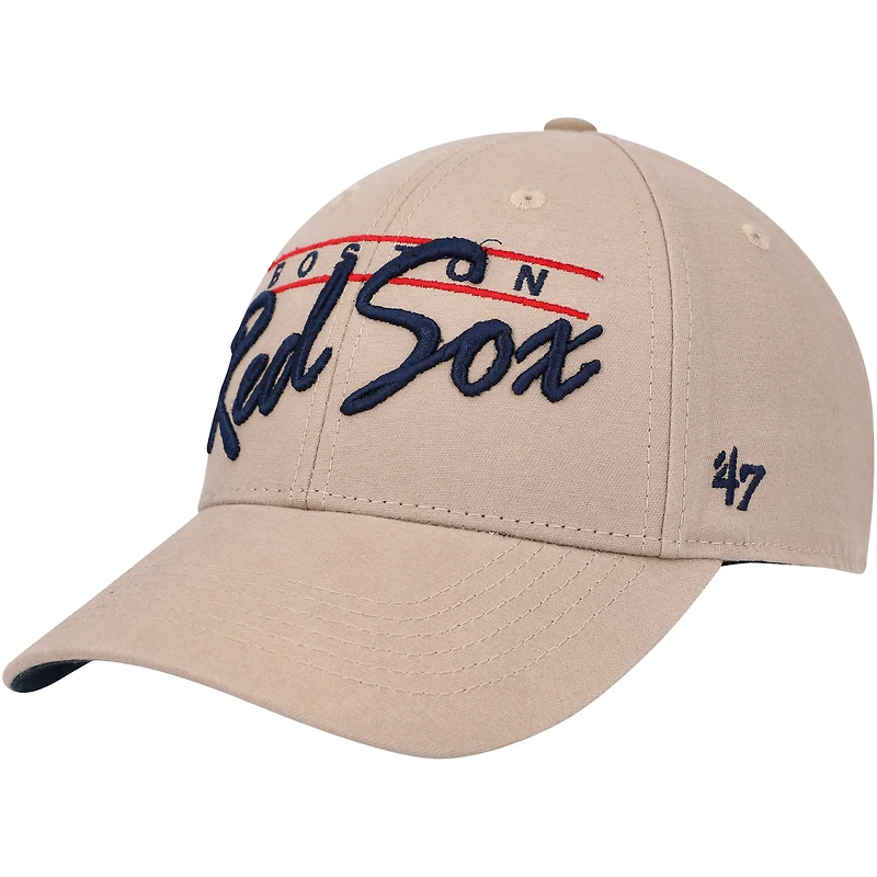 Men's '47 Khaki Boston Red Sox Atwood MVP Adjustable Hat