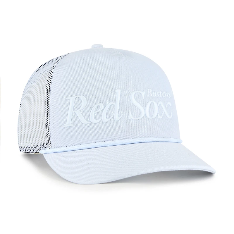 Casquette camionneur ajustable bleu clair '47 Boston Red Sox Foundation Script Hitch pour homme