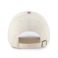Men's '47  Natural/Pink Boston Red Sox Two-Tone Fashion Clean Up Adjustable Hat