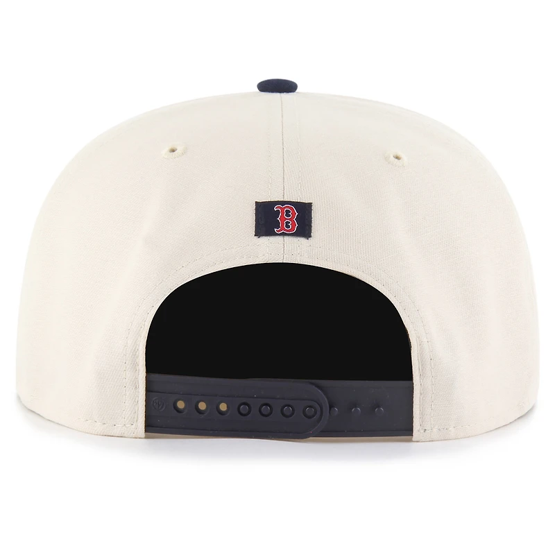 Men's '47  Natural Boston Red Sox Payson Captain Snapback Hat