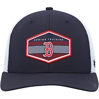 Men's '47 Navy/White Boston Red Sox Spring Training Burgess Trucker Adjustable Hat