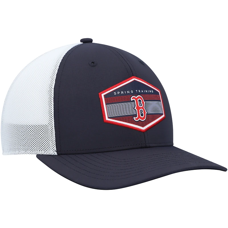 Men's '47 Navy/White Boston Red Sox Spring Training Burgess Trucker Adjustable Hat