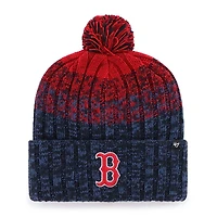 Men's '47  Navy Boston Red Sox Cascade Cuffed Knit Hat with Pom