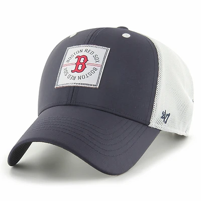 Casquette trucker ajustable Boston Red Sox Disburse MVP bleu marine pour homme, modèle 47