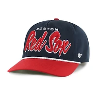 Casquette ajustable à corde Dropshadow Boston Red Sox '47 bleu marine pour homme