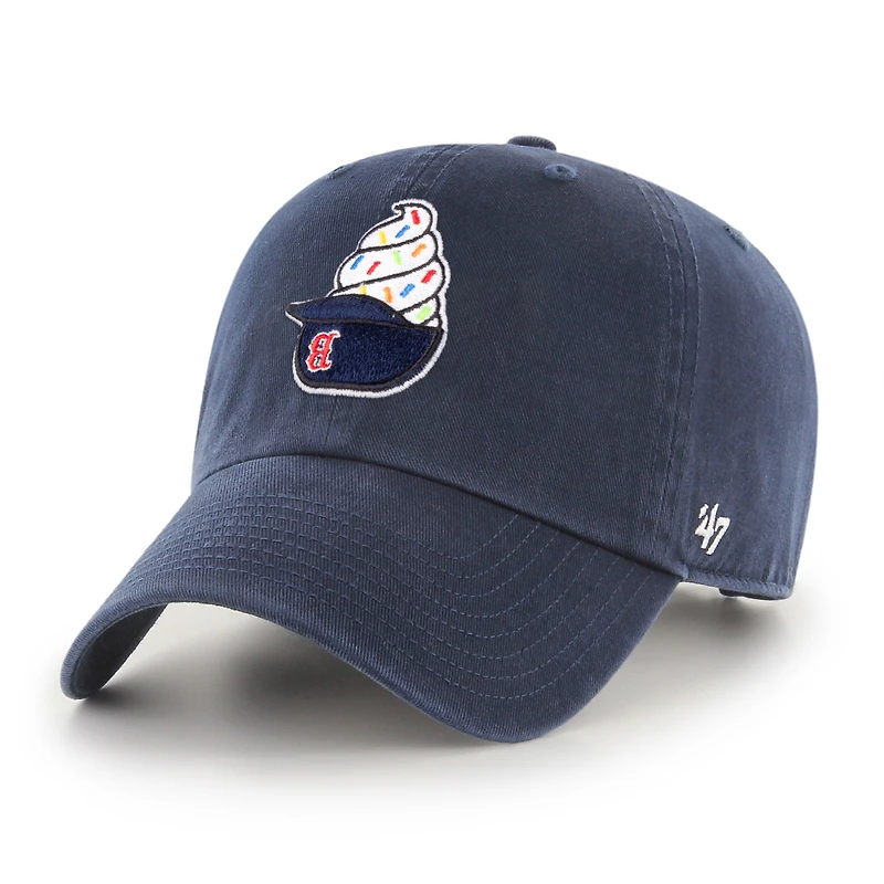 Men's '47 Navy Boston Red Sox Ice Cream Helmet Clean Up Adjustable Hat