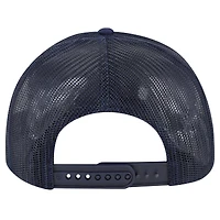 Casquette réglable de camionneur en mousse avec patch local des Red Sox de Boston '47 bleu marine pour hommes