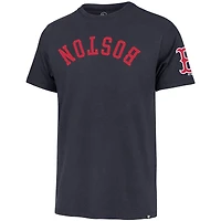 Men's '47  Navy Boston Red Sox Upside Down Two-Peat Franklin T-Shirt