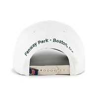 Casquette ajustable Boston Red Sox Flora Gallery Hitch blanche et verte n° 47 pour homme