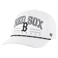 Men's '47 White Boston Red Sox Roscoe Speckle Hitch Adjustable Hat