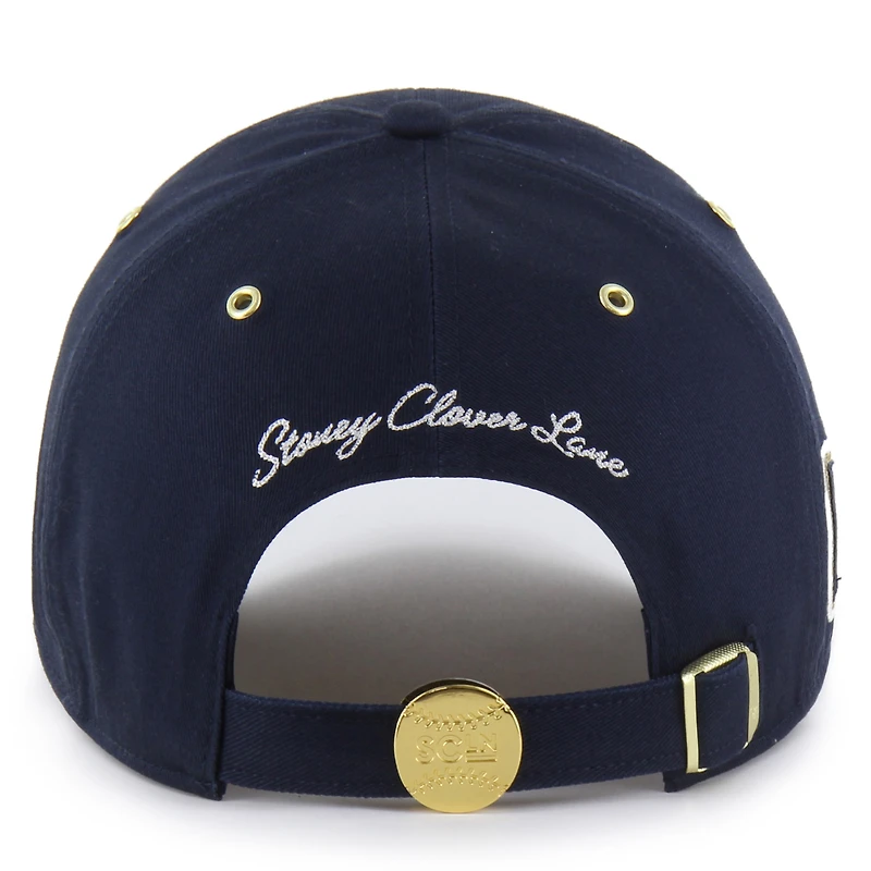 Men's '47 x Stoney Clover Lane Navy Boston Red Sox Acro Charm Clean Up Adjustable Hat