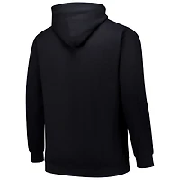Men's  Black Boston Red Sox Stack Fleece Pullover Hoodie