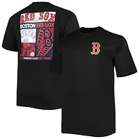 Men's Black Boston Red Sox Two-Sided T-Shirt