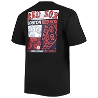 Men's Black Boston Red Sox Two-Sided T-Shirt