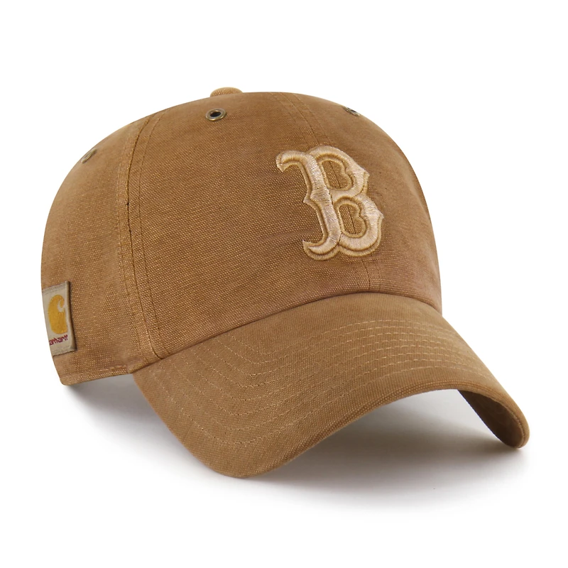 Casquette ajustable Carhartt x '47 marron Boston Red Sox Dyed Clean Up pour homme
