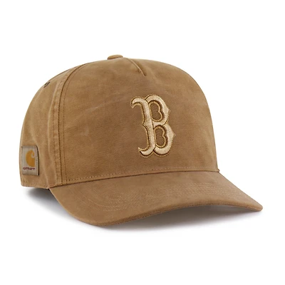 Men's Carhartt x '47 Brown Boston Red Sox Dyed Hitch Adjustable Hat