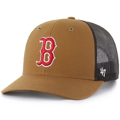 Casquette ajustable Carhartt x '47 Brown Boston Red Sox Trucker pour homme
