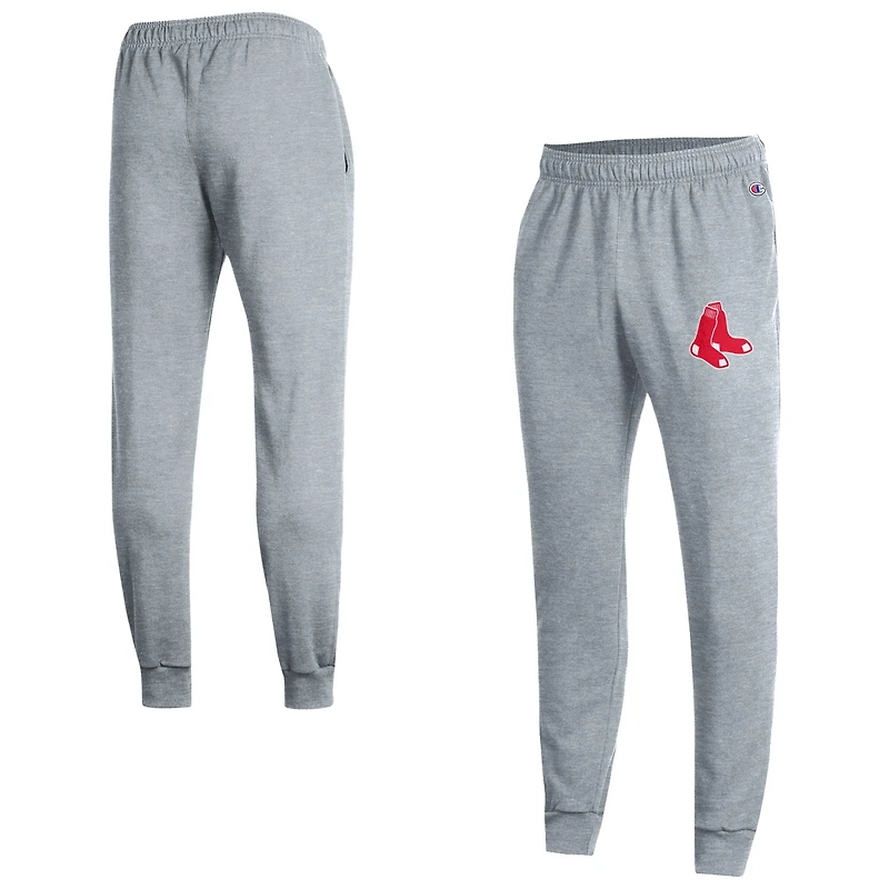 Pantalon de jogging Champion Powerblend gris chiné pour homme, coloris Boston Red Sox