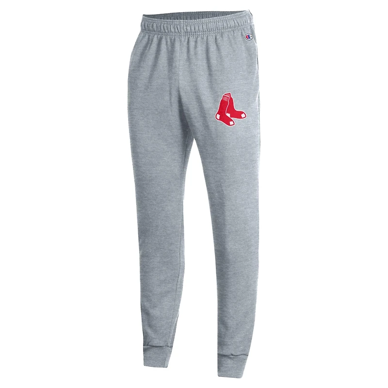 Pantalon de jogging Champion Powerblend gris chiné pour homme, coloris Boston Red Sox
