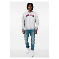 Men's Champion Heather Gray Boston Red Sox Reverse Weave Sweatshirt