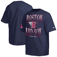 Men's Champion Navy Boston Red Sox Traditions Two Locations T-Shirt