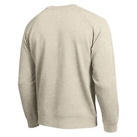 Men's Champion  Oatmeal Boston Red Sox All-Star Soft Felt Raglan Sweatshirt