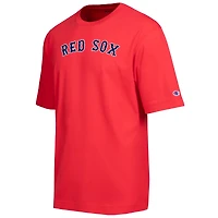 T-shirt homme Champion Red Boston Sox All Star en chenille avec logo