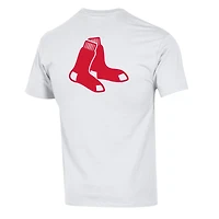 Men's Champion White Boston Red Sox 3-Hit Jersey T-Shirt