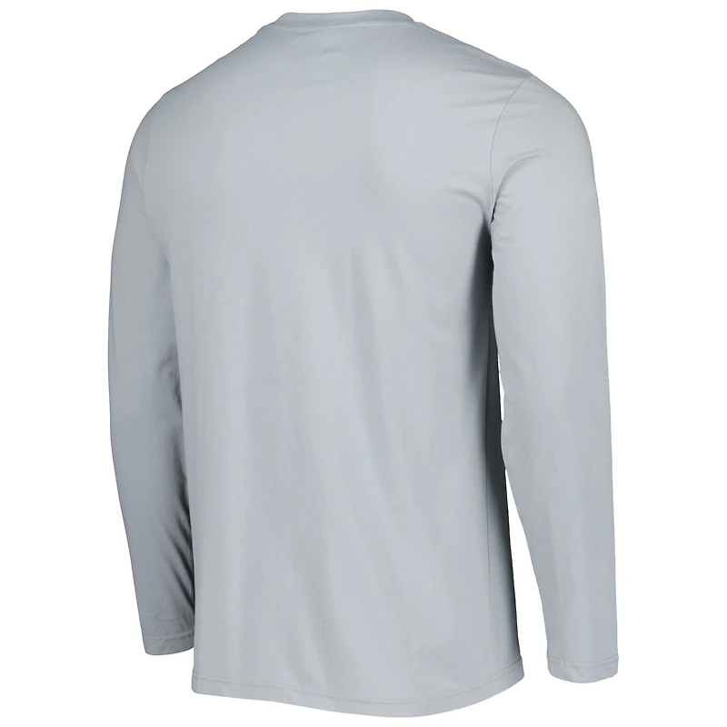 Ensemble de nuit pour homme Concepts Sport bleu marine/gris Boston Red Sox Breakthrough avec haut à manches longues et pantalon