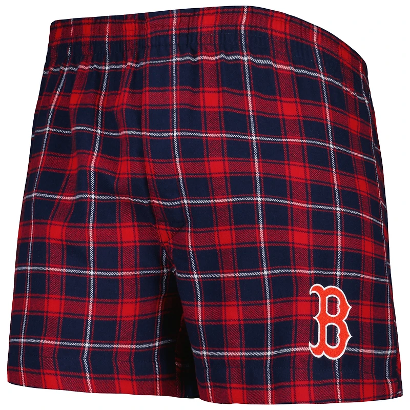 Men's Concepts Sport Navy/Red Boston Red Sox Ledger Flannel Boxers