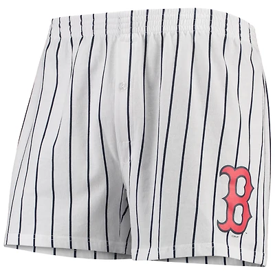 Caleçon boxeur Vigor Boston Red Sox Concepts Sport pour homme, blanc